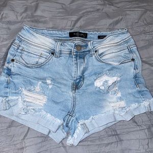 distressed shorts